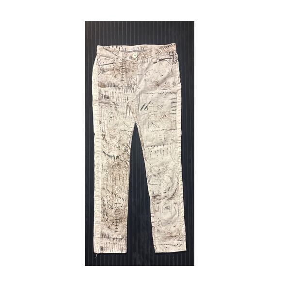 Daniela Dallavalle Elisa Cavaletti Women’s Printed Jeans Size 33” Waist - Picture 1 of 3